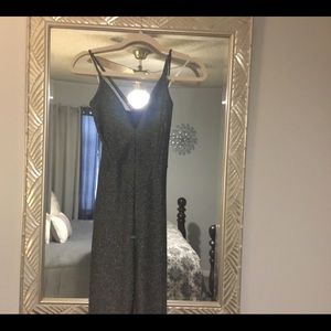 New with tags silver jumpsuit